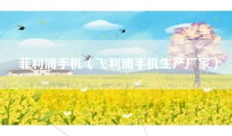 菲利浦手机（飞利浦手机生产厂家）
