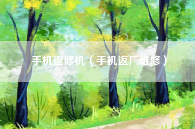 手机返修机（手机返厂维修）